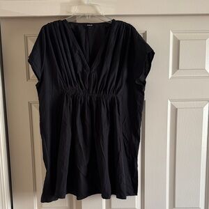 Wishlist Black Gathered Tunic Top